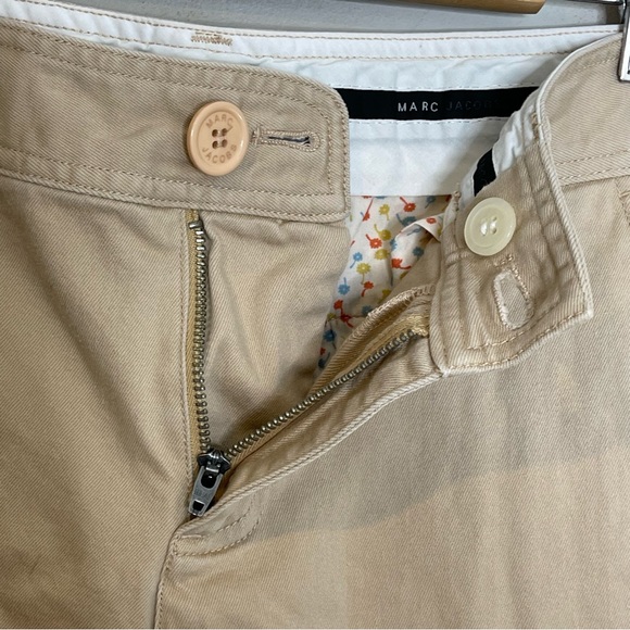 Marc Jacobs Womens Flare Chino Pant Size 6 Beige BootCut Office Minimalist - Picture 10 of 12